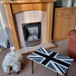 Union Jack Coffee Table / Vintage Occasional Table