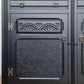 MADE TO ORDER - Black Old Charm style sideboard with raised pattern detail.