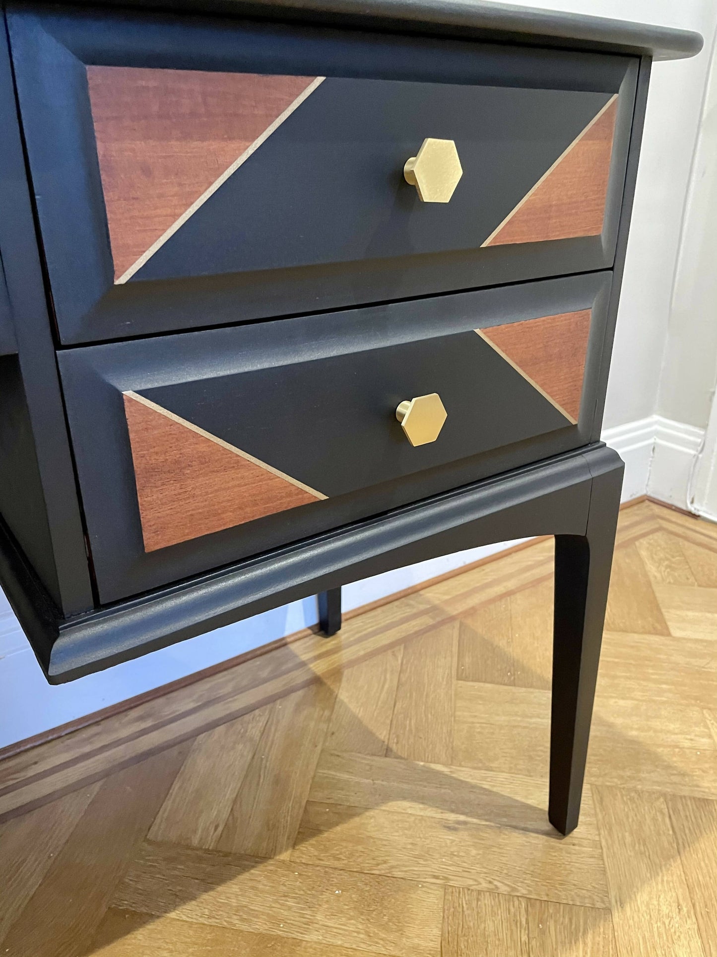 Vintage Retro Dressing Table With Stool