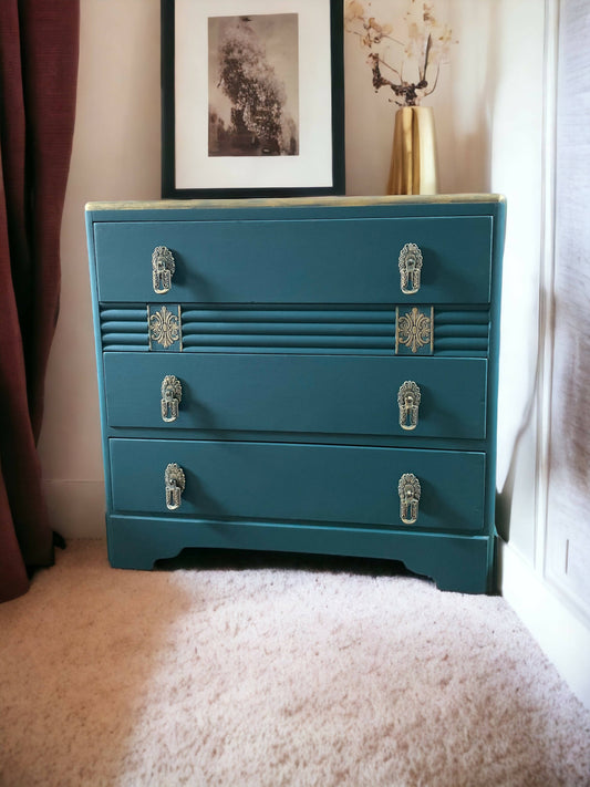 *SOLD*Vintage art deco style chest of drawers