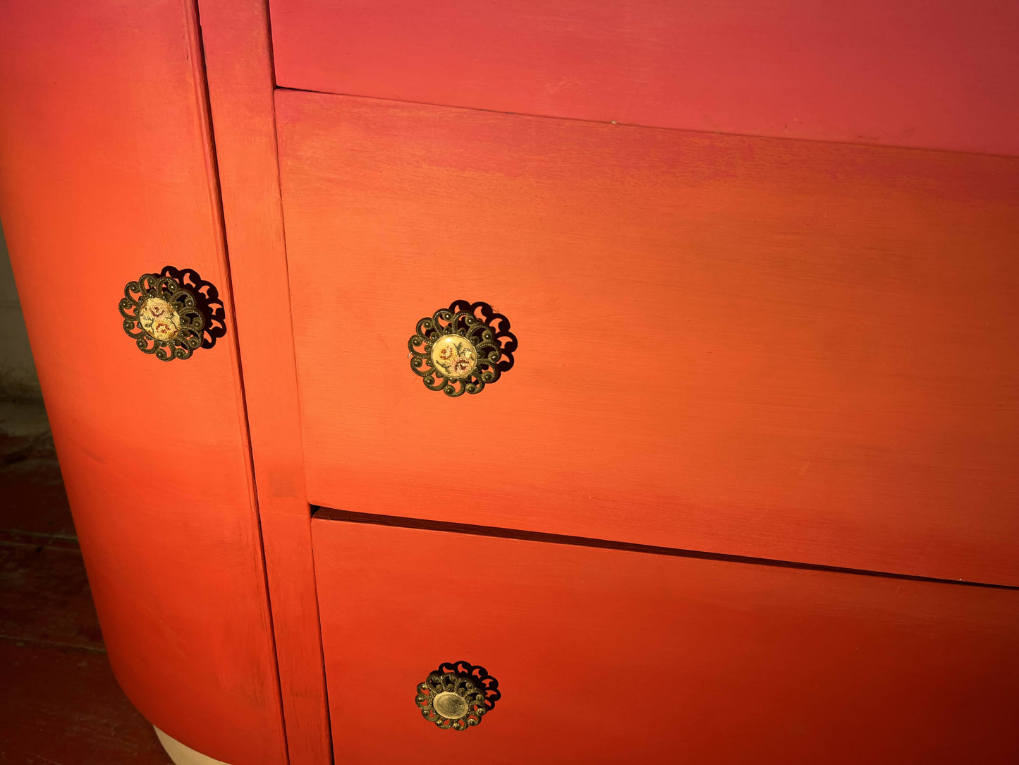 Large Pink Vintage Drawers