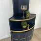 Navy Nathan Corner Cabinet