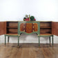 Green and gold vintage strongbow sideboard