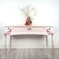stag console table in pink sold available for commission