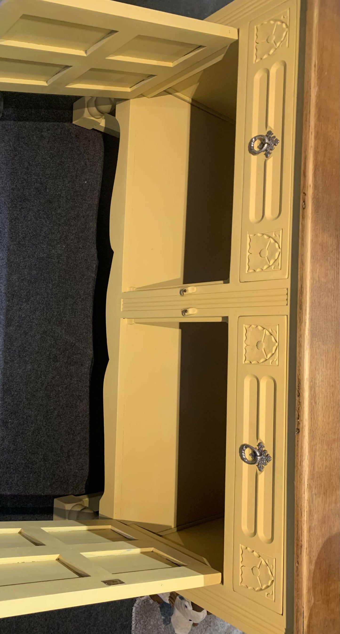 Vintage Yellow Welsh Dresser