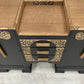 Art Deco Carved Sideboard/Buffet in Oak and Black