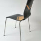 Vintage Geometrical Pattern Bend Plywood Dining Chair