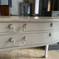 Vintage White Console Table