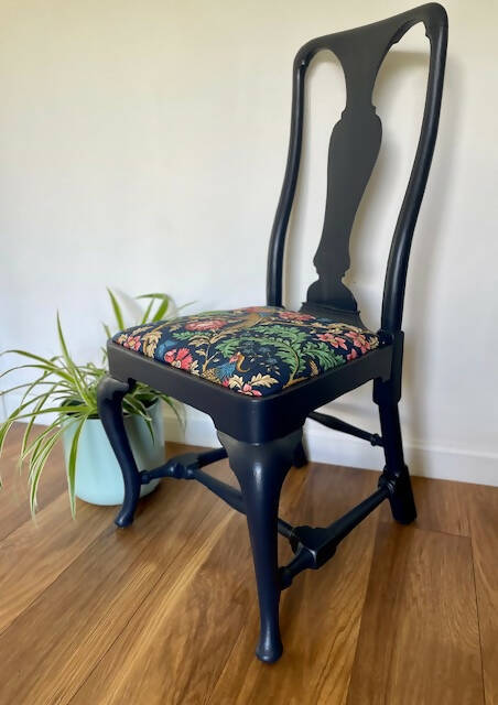 Vintage Tall Dining Chair / Occasional Chair