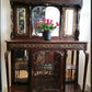 Edwardian Dresser, sideboard, display cabinet, cocktail cabinet. Renovated, gilded. Antique sideboard, Show stopping buffet.