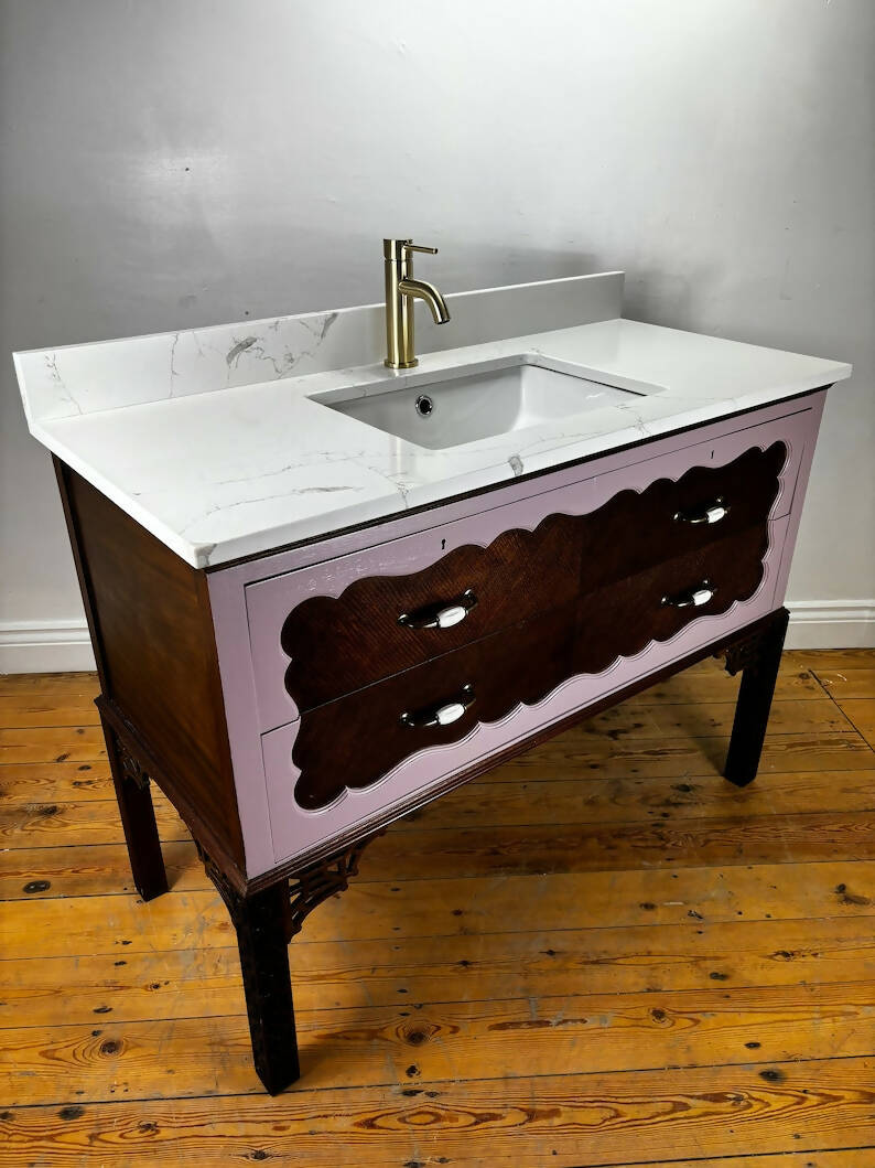 Bathroom Vanity Unit Made to Order Vanity Unit Custom Made Bathroom Furniture Antique Vintage Bathroom Washstand Basin Unit