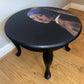 Upcycled round coffee table