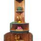 Mid century modern nathan corner unit,drinks cabinet in green and gold
