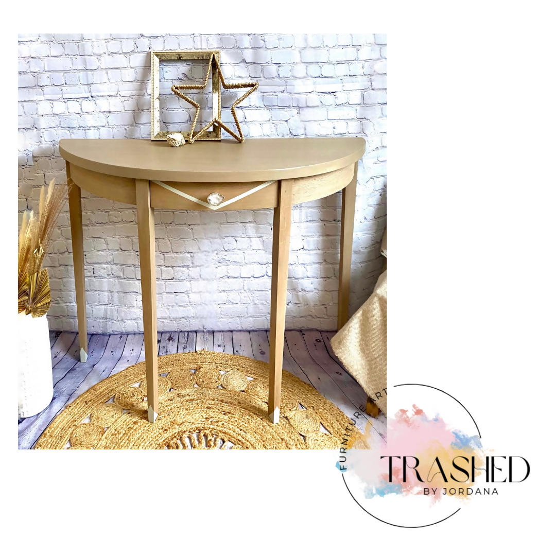 **SOLD DO NOT PURCHASE ** Half Moon Console Table