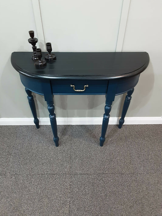 Blue/Black Console Table