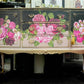 French Style Antique Floral Sideboard