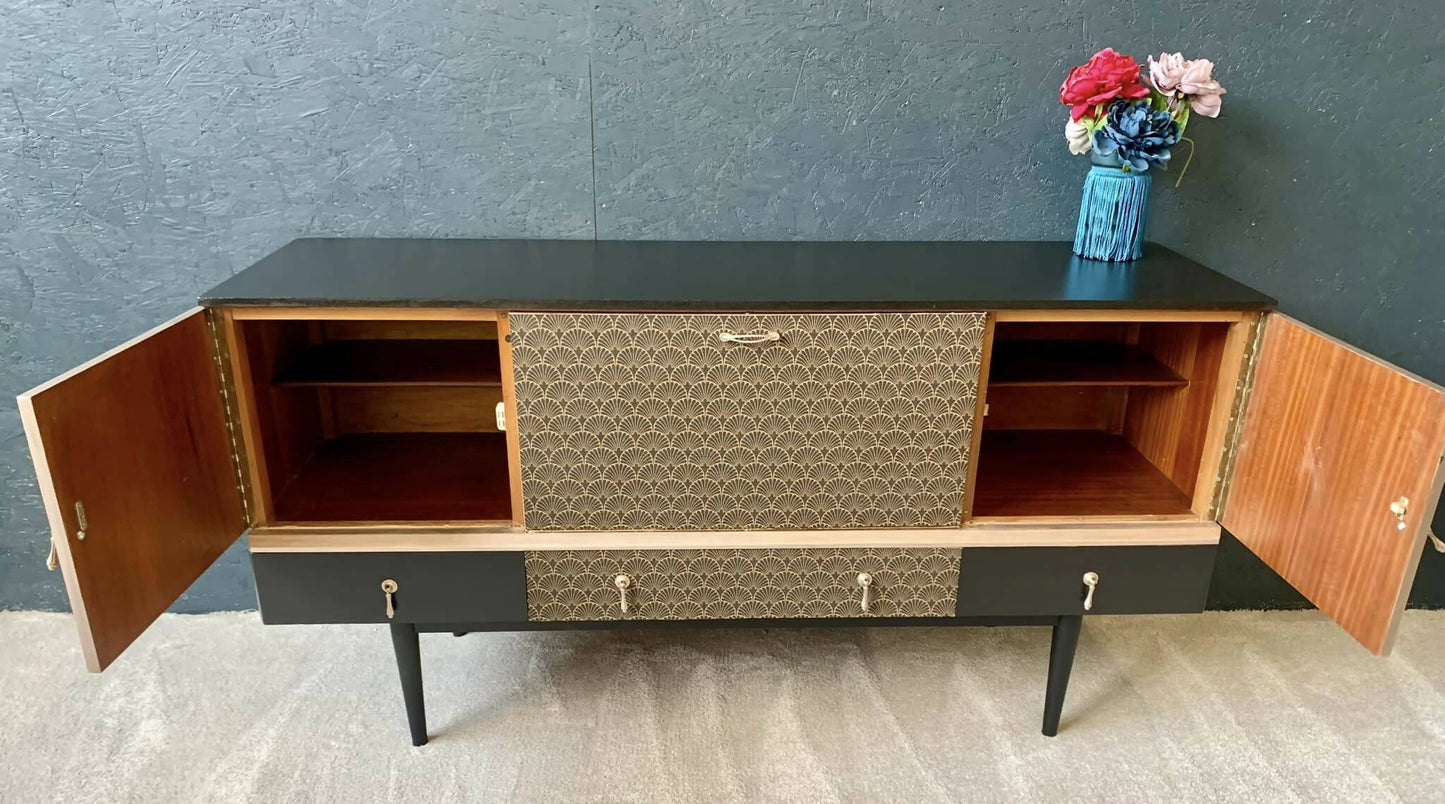 Vintage Lebus Long Sideboard