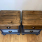 Upcycled bedside cabinets