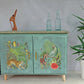 Tropical Jungle-Themed Two Door Cupboard