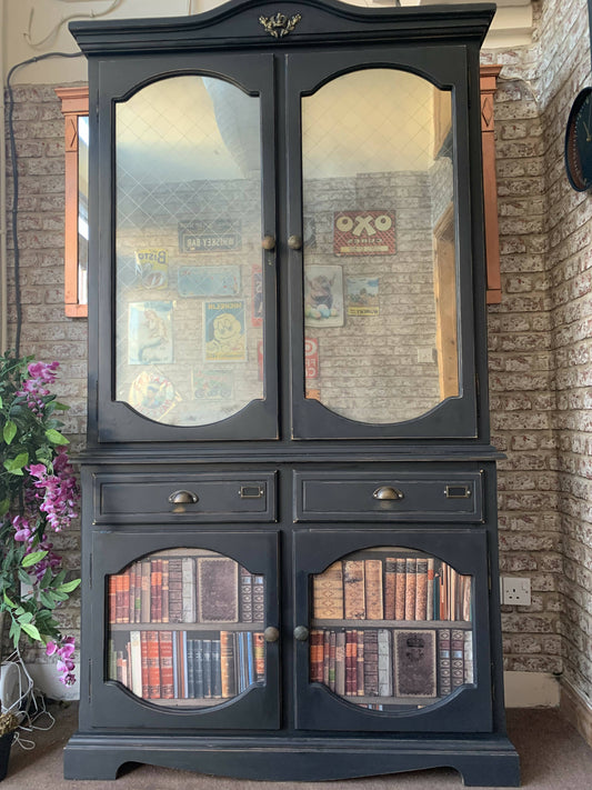 Tall Gothic Hand Painted Wardrobe