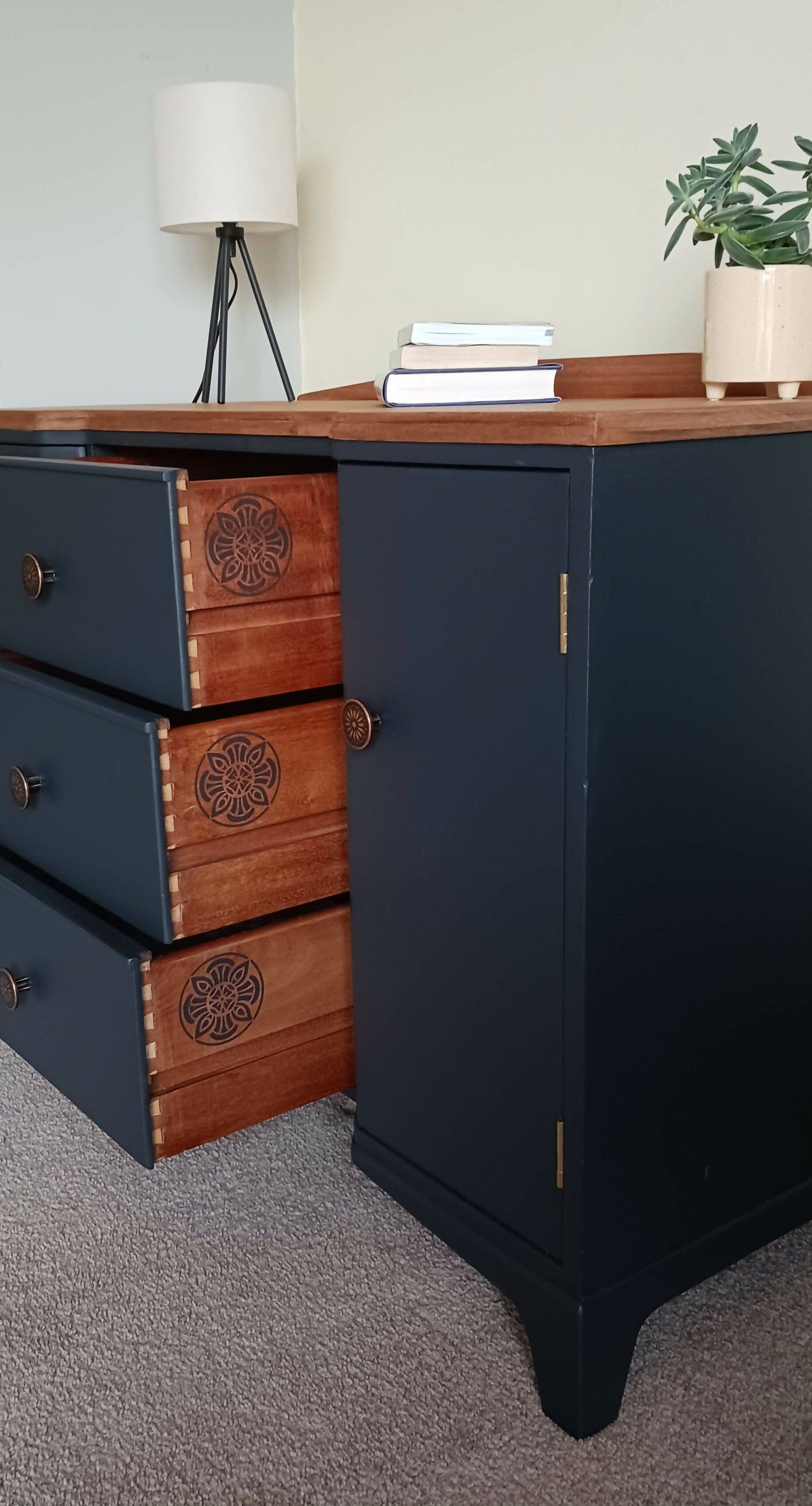 Blue Vintage Sideboard