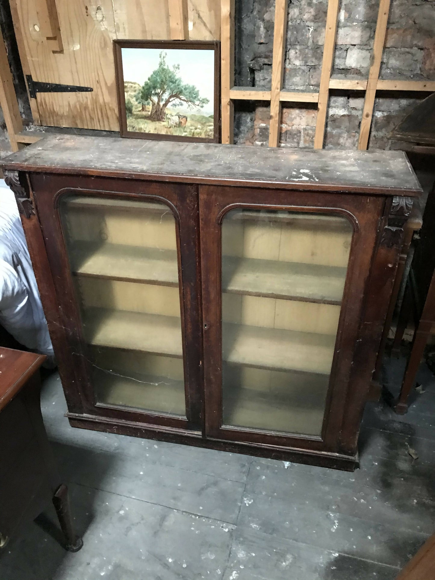 Gothic Wooden Display Cabinet