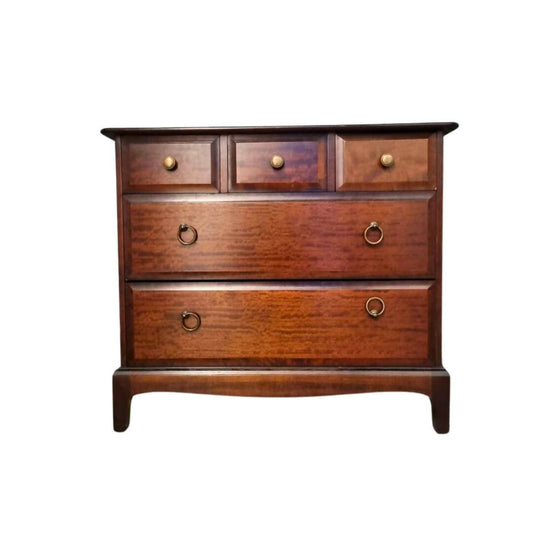 Stag Minstrel Chest of Drawers Five drawers (3 small drawers over 2)