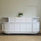 Stunning Large Curved Made To Order Nathan Sideboard on hairpin legs