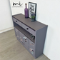 Made To Order Upcycled Floral Nathan Squares Lilac Sideboard / Vintage Drinks Cabinet