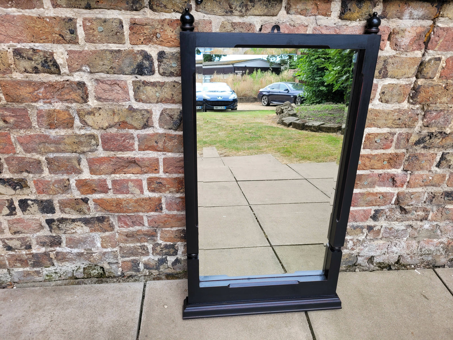 Large Vintage Navy Mirror