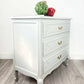 White French Vintage 3 Drawer Chest of Drawers