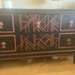 Mid century hardwood cabinet / Chest of drawers