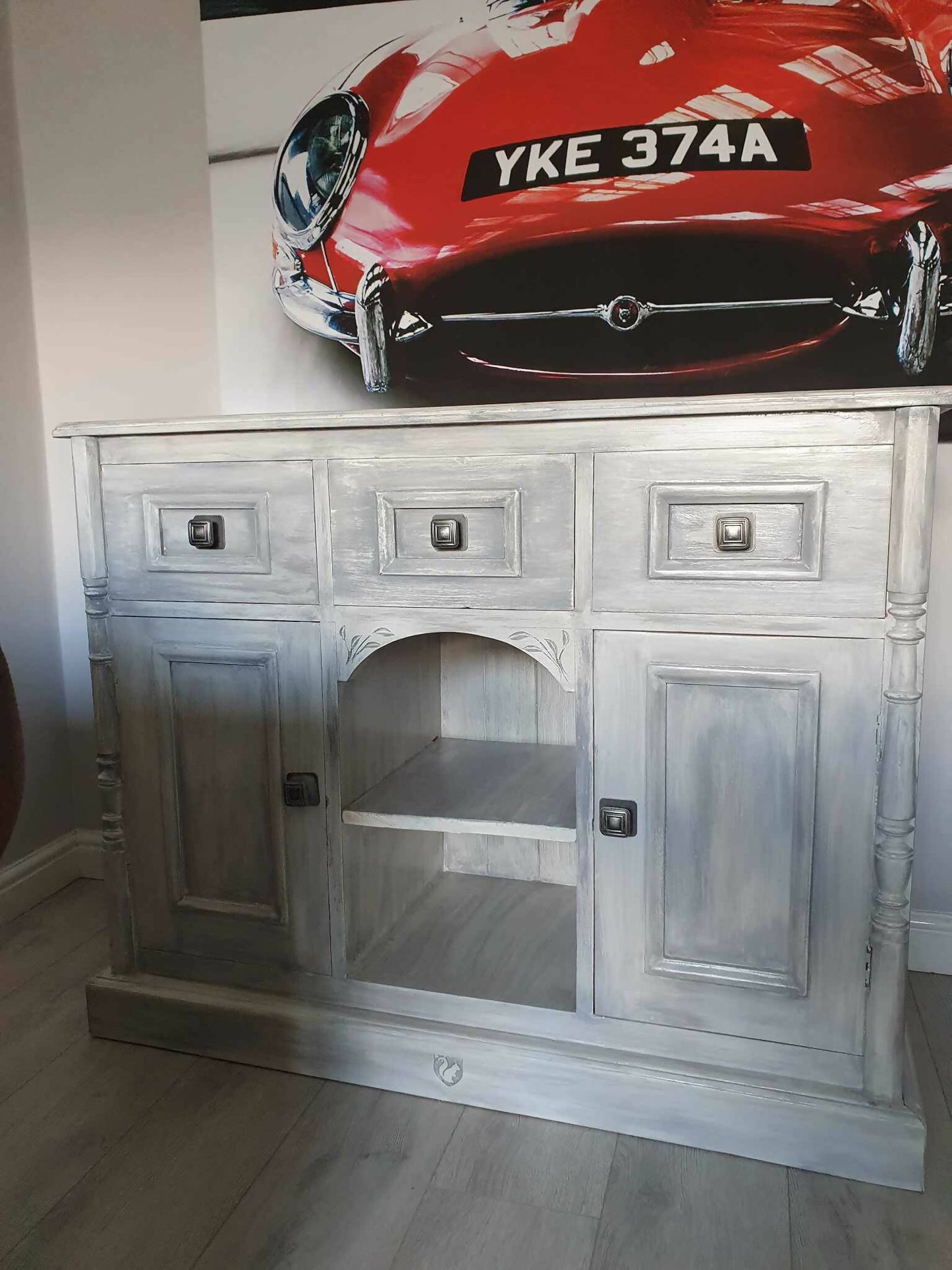 STUNNING UNIQUE OAK WHITE/GREY UNIT