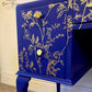 Blue Floral Vintage Dressing Table