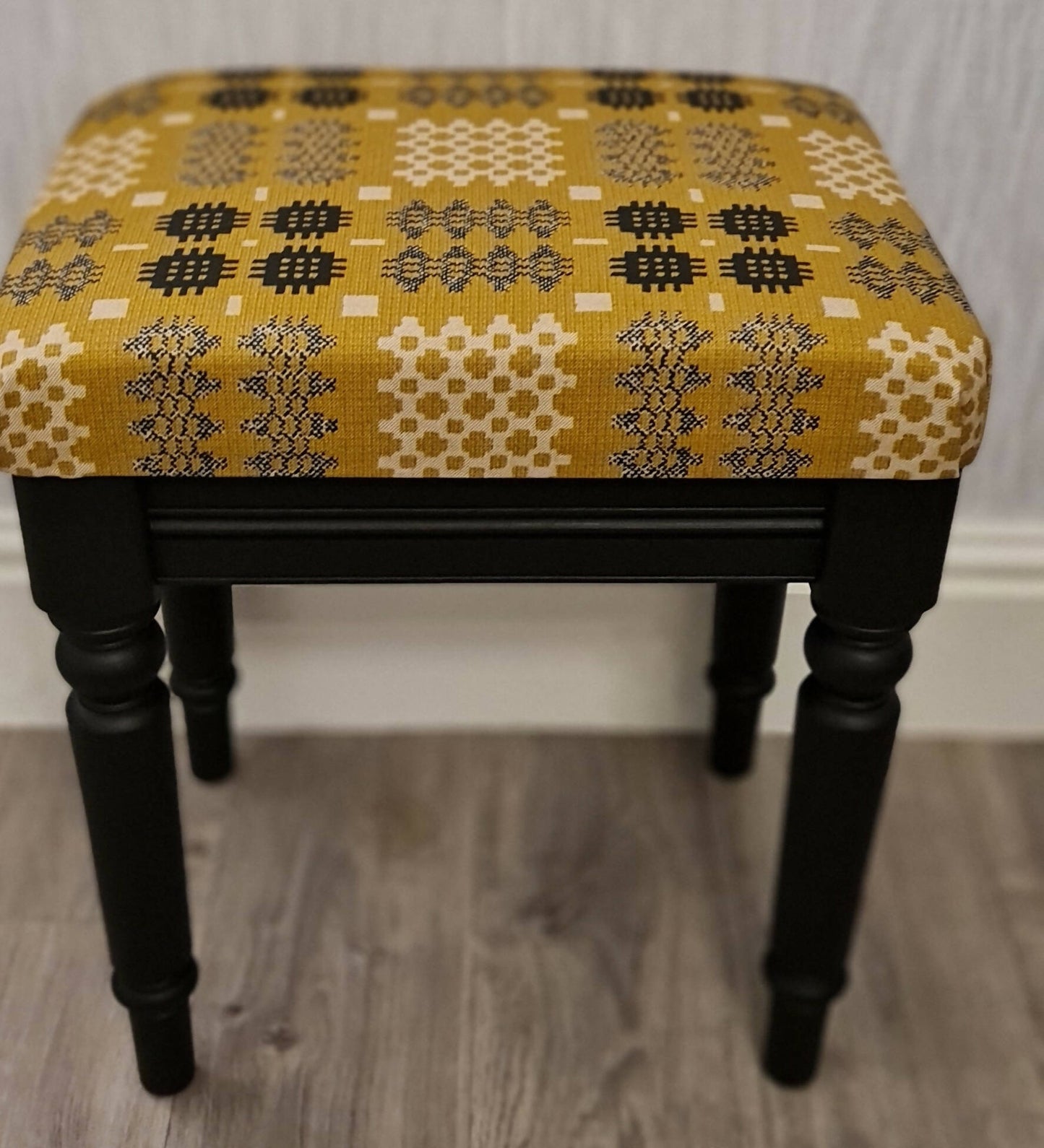 Welsh Blanket Tapestry Stool