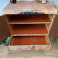 Hand-painted cabinet, Beautiful African Lady, Tallboy, Linen Cupboard, Linen Press, Upcycled Cupboard, Bedroom Storage MADE TO ORDER