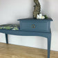 Sold - Stag telephone table, entryway table with seat, hallway seat