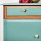 Large Blue Stag Minstrel Vintage Mahogany Sideboard - Refurbished in a beautiful tranquil green