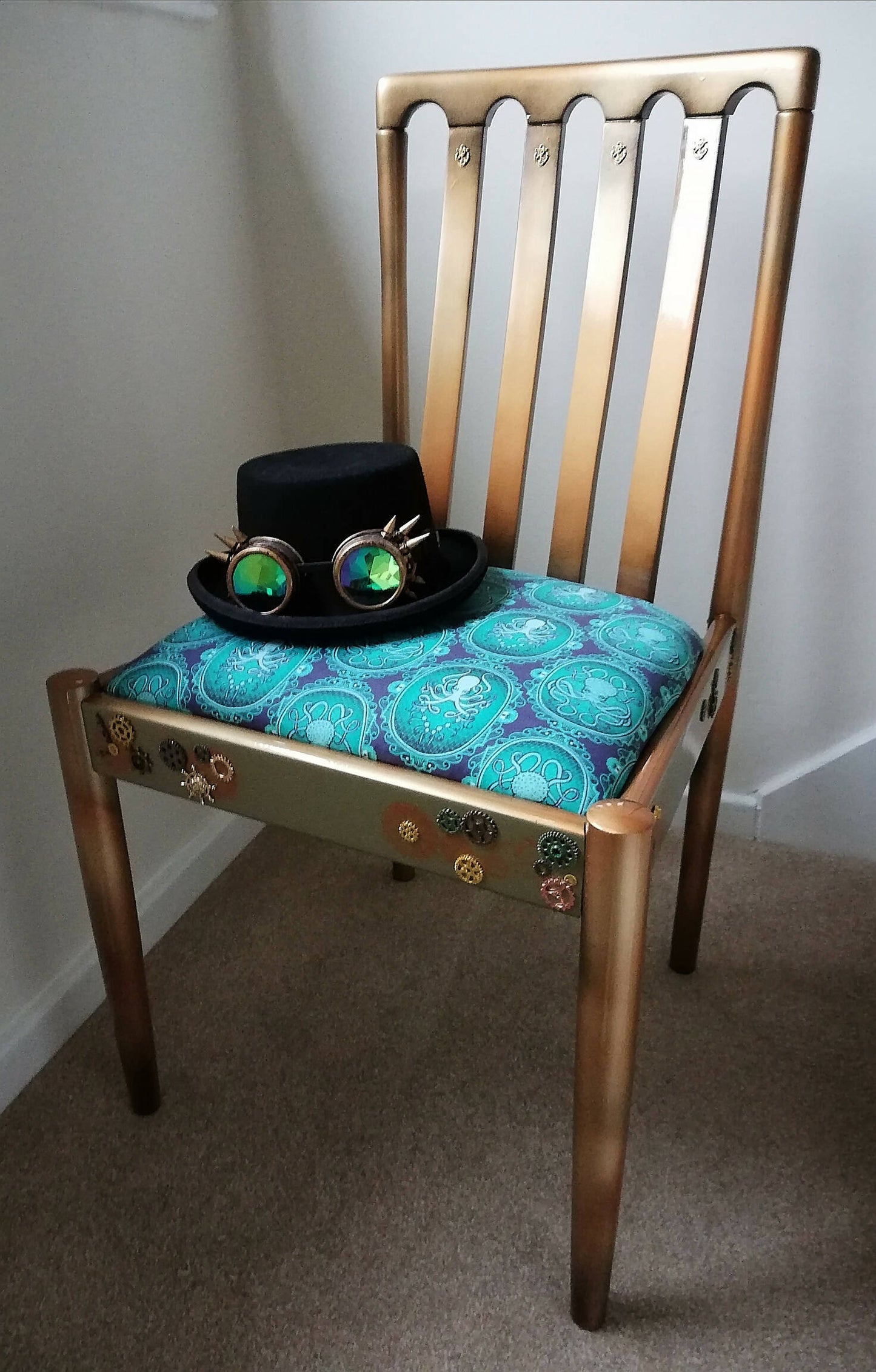 Steampunk style chair