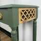 Green Trellis Plant Stand