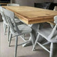 Solid Wood Dining Table and Chairs