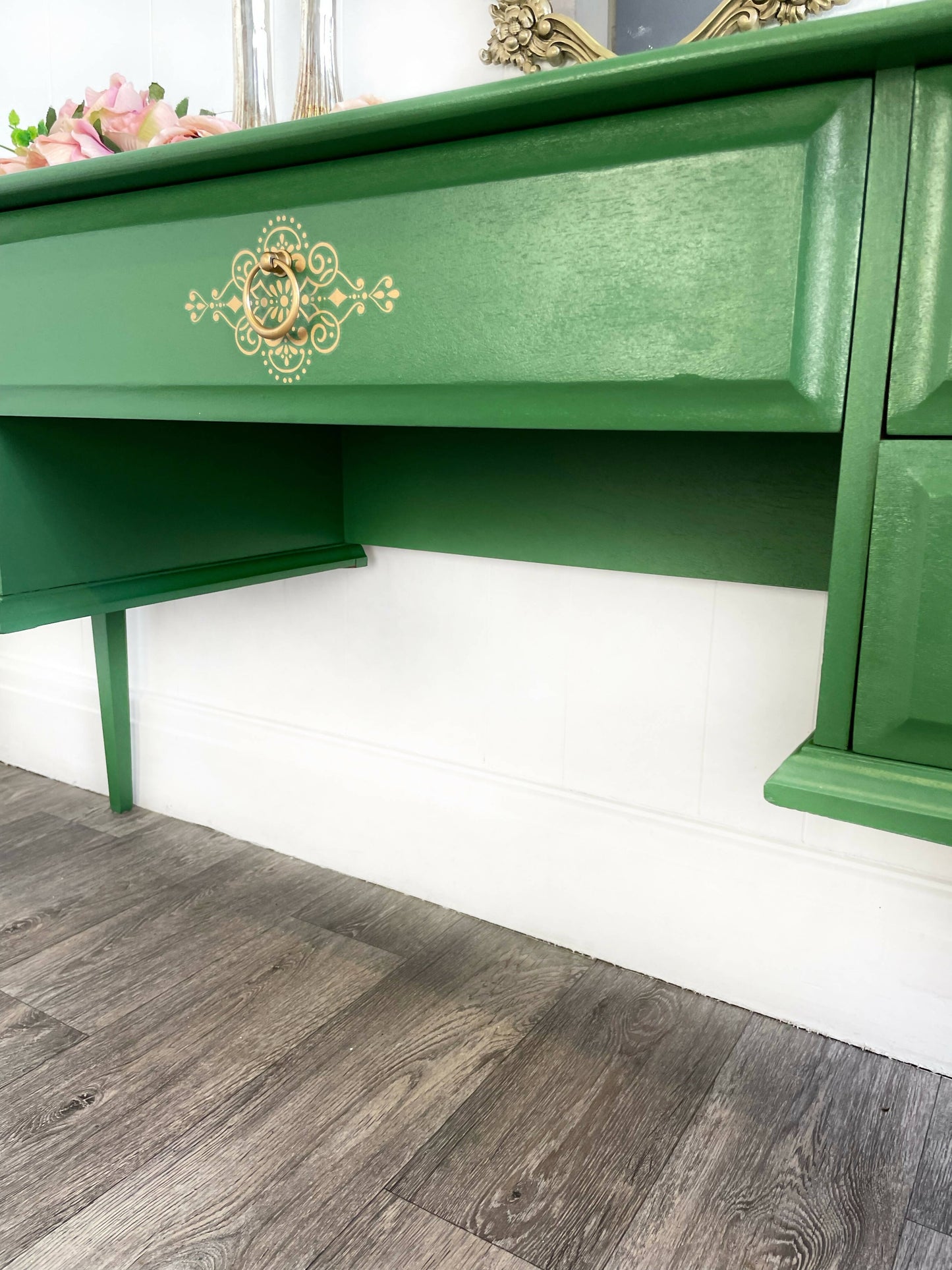 Green Stag Dressing Table/Desk