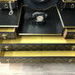 MADE TO ORDER: Original Vintage Painted Dressing Table, Art Deco Inspired Refinished Dressing Table in Black and Gold Leaf & stencilling, Hallway Table