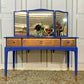 Navy Stag Vintage Console Table / Dressing Table