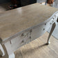Vintage White Console Table