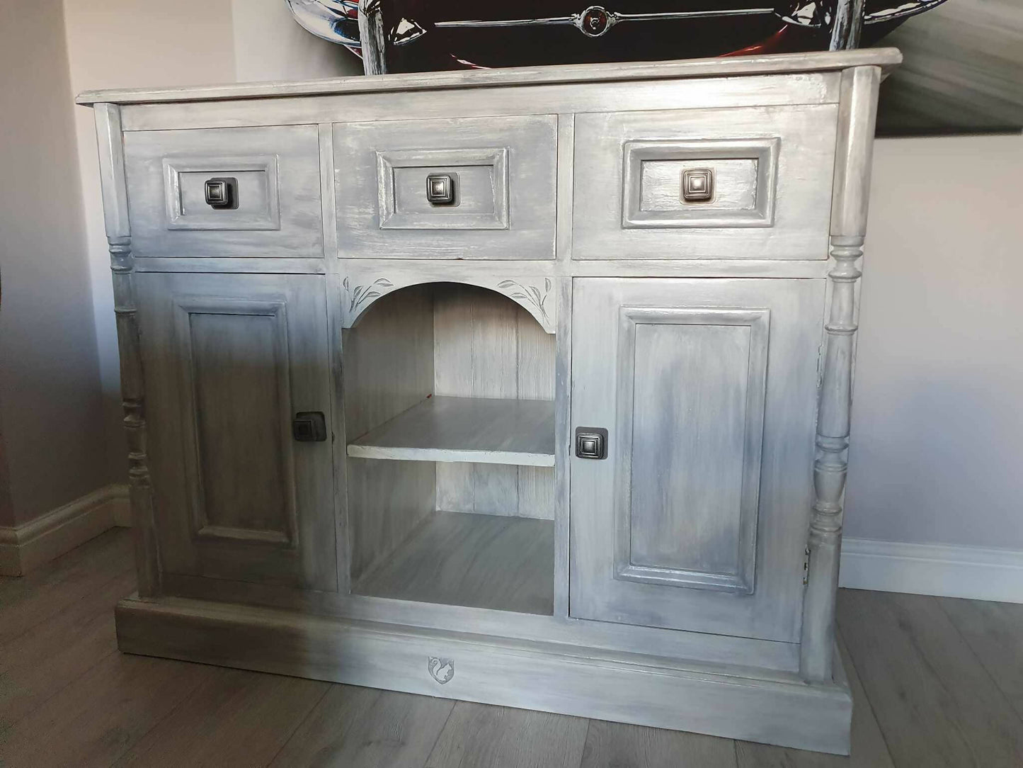 STUNNING UNIQUE OAK WHITE/GREY UNIT