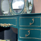 Vintage Olympus Dressing Table With Stool