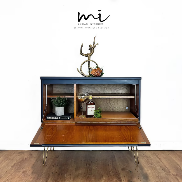 Refurbished mid century modern Nathan tv media unit, sideboard, drinks cabinet, cocktail, retro console mcm - SOLD Commissions available