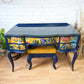 Vintage French Style Painted Bedroom Set - Dressing Table, Vanity, Desk, Sideboard and Stool, Statement, Maximalist MADE TO ORDER