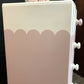 MADE TO ORDER: Baby Pink and White girl's bedroom chest of drawers